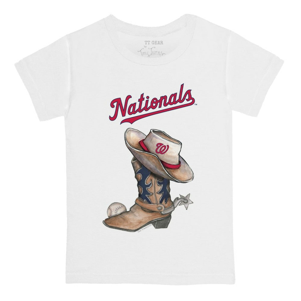 Washington Nationals Tiny Turnip Youth Cowboy Boot T-Shirt - MLB T-shirts