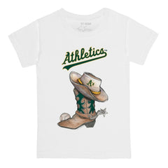 Athletics Tiny Turnip Youth Cowboy Boot T-Shirt - MLB T-shirts