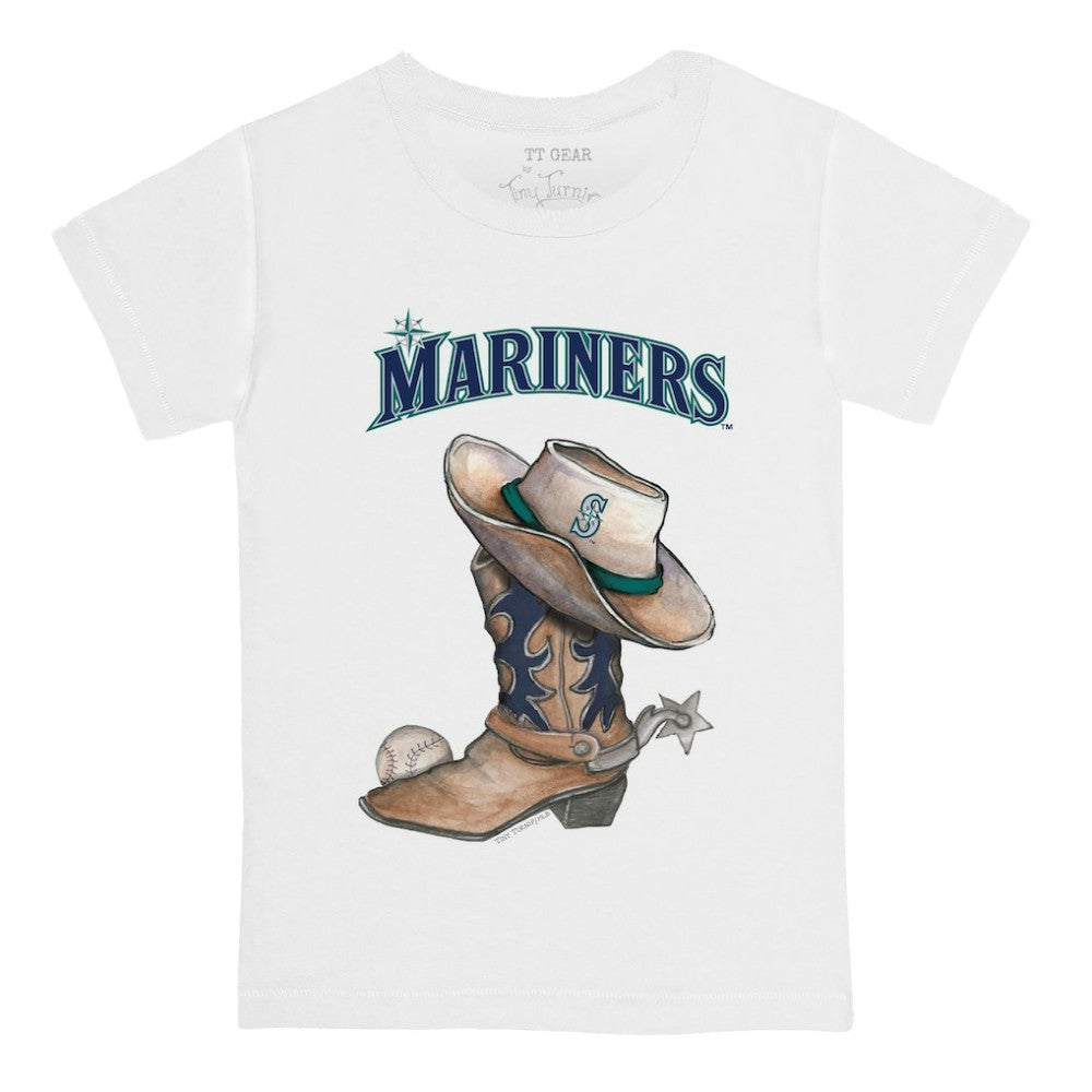 Seattle Mariners Tiny Turnip Youth Cowboy Boot T-Shirt - MLB T-shirts