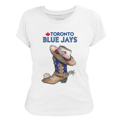 Toronto Blue Jays Tiny Turnip Women's Cowboy Boot T-Shirt - MLB T-shirts