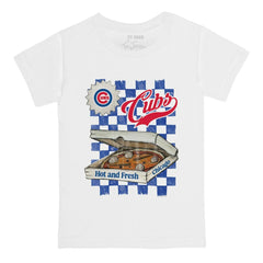 Chicago Cubs Tiny Turnip Youth Pizza T-Shirt - MLB T-shirts