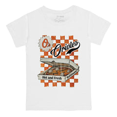 Baltimore Orioles Tiny Turnip Youth Pizza T-Shirt - MLB T-shirts