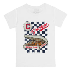 Cleveland Guardians Tiny Turnip Youth Pizza T-Shirt - MLB T-shirts