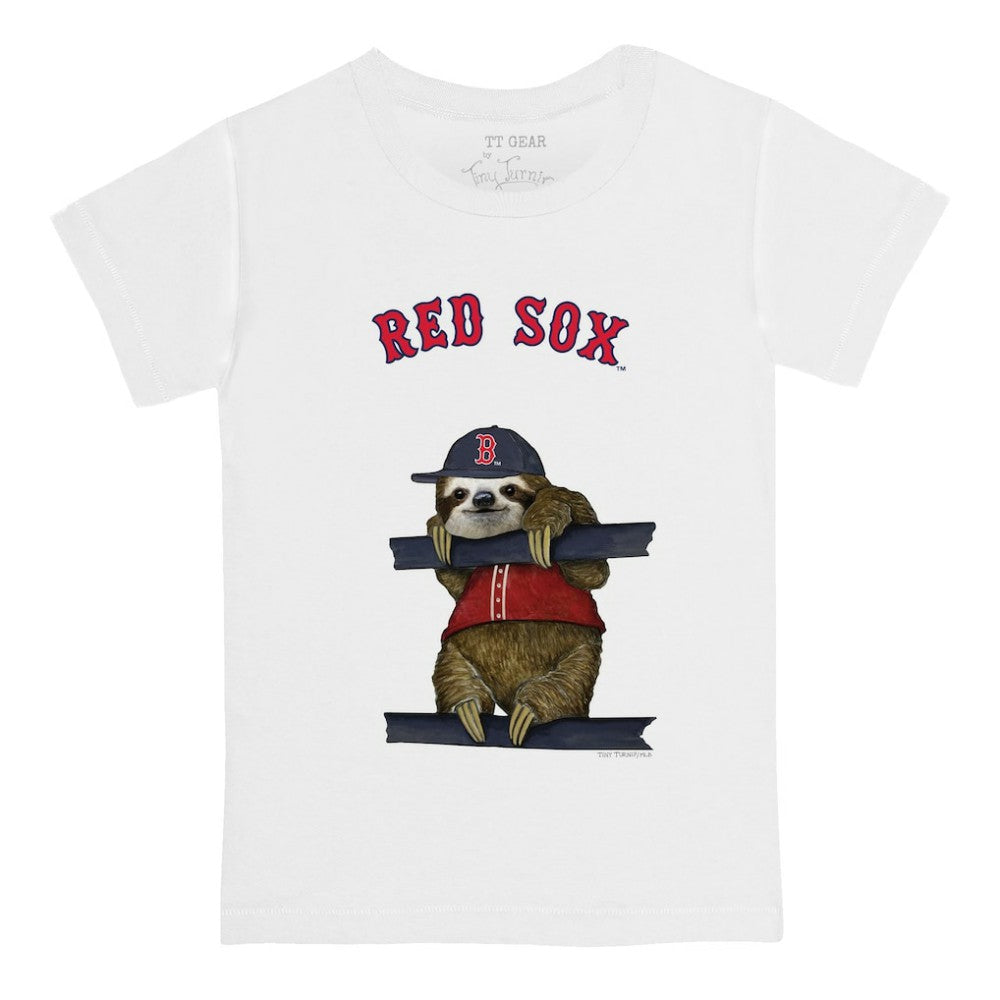 Boston Red Sox Tiny Turnip Youth Sloth T-Shirt - MLB T-shirts