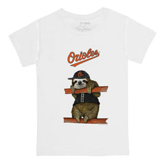 Baltimore Orioles Tiny Turnip Youth Sloth T-Shirt - MLB T-shirts