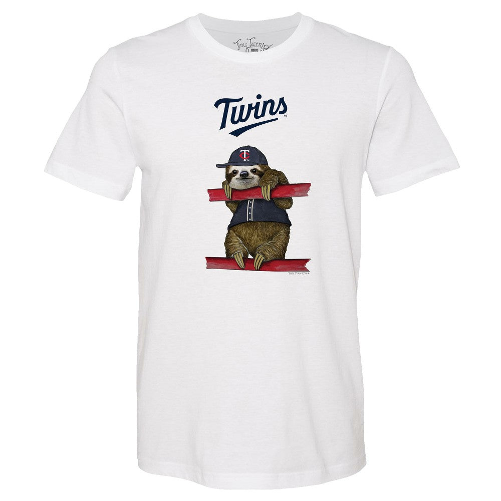 Minnesota Twins Tiny Turnip Unisex Sloth T-Shirt - MLB T-shirts