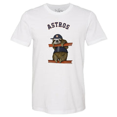 Houston Astros Tiny Turnip Unisex Sloth T-Shirt - MLB T-shirts