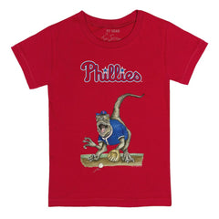 Philadelphia Phillies Tiny Turnip Youth Velociraptor T-Shirt - MLB T-shirts