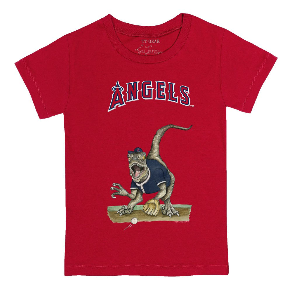 Los Angeles Angels Tiny Turnip Youth Velociraptor T-Shirt - MLB T-shirts