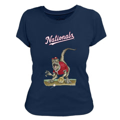 Washington Nationals Tiny Turnip Women's Velociraptor T-Shirt - MLB T-shirts