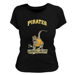 Pittsburgh Pirates Tiny Turnip Women's Velociraptor T-Shirt - MLB T-shirts