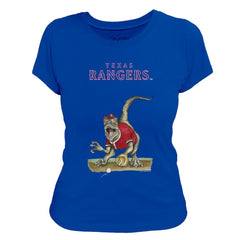 Texas Rangers Tiny Turnip Women's Velociraptor T-Shirt - MLB T-shirts