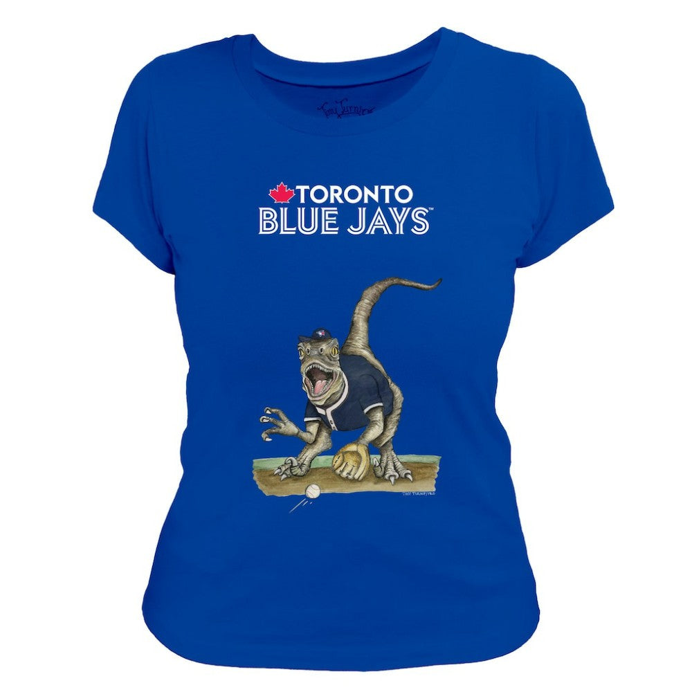 Toronto Blue Jays Tiny Turnip Women's Velociraptor T-Shirt - MLB T-shirts