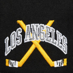 Los Angeles Kings Mitchell & Ness x Just Don Wave Script Pro Strapback Hat - NHL Hats