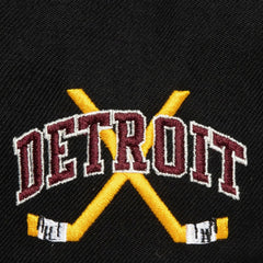 Detroit Red Wings Mitchell & Ness x Just Don Wave Script Pro Strapback Hat - NHL Hats