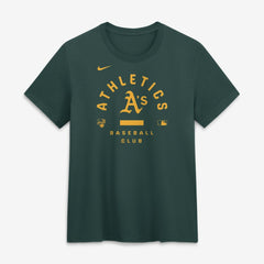 Athletics Nike Women's Authentic Collection Early Work Tri-Blend Dri-FIT T-Shirt - MLB T-shirts