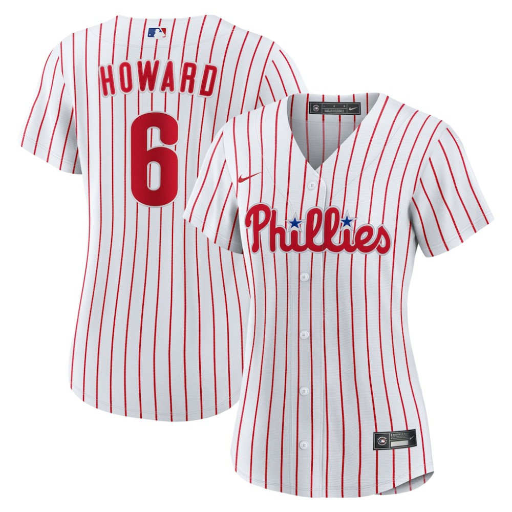 Ryan Howard Philadelphia Phillies Nike Women's Replica Jersey - MLB Jerseys