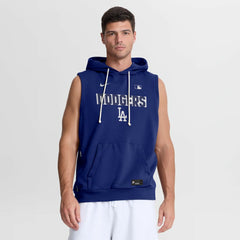 Los Angeles Dodgers Nike Authentic Collection Standard Issue Dri-FIT Sleeveless Hoodie - MLB Hoodies
