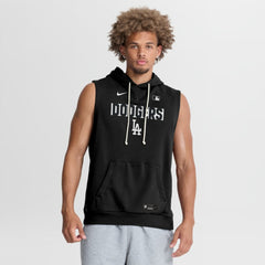 Los Angeles Dodgers Nike Authentic Collection Standard Issue Dri-FIT Sleeveless Hoodie - MLB Hoodies