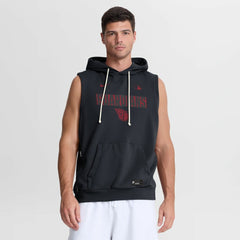 Cleveland Guardians Nike Authentic Collection Standard Issue Dri-FIT Sleeveless Hoodie - MLB Hoodies