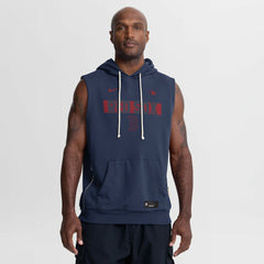 Boston Red Sox Nike Authentic Collection Standard Issue Dri-FIT Sleeveless Hoodie - MLB Hoodies