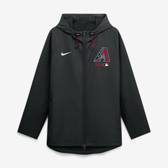 Arizona Diamondbacks Nike Authentic Collection Raglan Therma-FIT Full-Zip Hooded Jacket - MLB Jackets