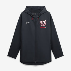 Washington Nationals Nike Authentic Collection Raglan Therma-FIT Full-Zip Hooded Jacket - MLB Jackets