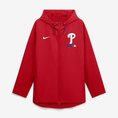 Philadelphia Phillies Nike Authentic Collection Raglan Therma-FIT Full-Zip Hooded Jacket - MLB Jackets