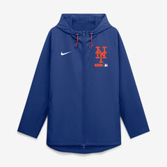 New York Mets Nike Authentic Collection Raglan Therma-FIT Full-Zip Hooded Jacket - MLB Jackets