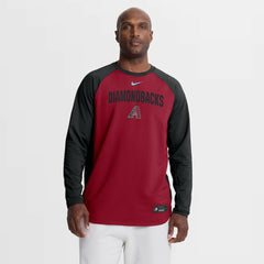 Arizona Diamondbacks Nike Authentic Collection Raglan Dri-FIT Sweatshirt - MLB Sweatshirts