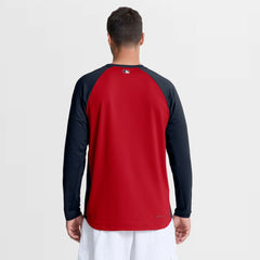Atlanta Braves Nike Authentic Collection Raglan Dri-FIT Sweatshirt - MLB Sweatshirts