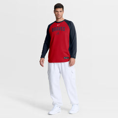 Atlanta Braves Nike Authentic Collection Raglan Dri-FIT Sweatshirt - MLB Sweatshirts