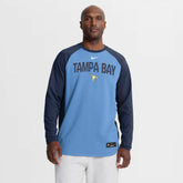 Tampa Bay Rays Nike Authentic Collection Raglan Dri-FIT Sweatshirt - MLB Sweatshirts