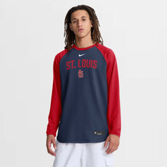 St. Louis Cardinals Nike Authentic Collection Raglan Dri-FIT Sweatshirt - MLB Sweatshirts