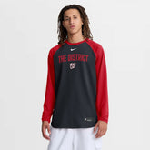 Washington Nationals Nike Authentic Collection Raglan Dri-FIT Sweatshirt - MLB Sweatshirts