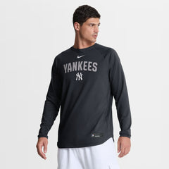 New York Yankees Nike Authentic Collection Raglan Dri-FIT Sweatshirt - MLB Sweatshirts