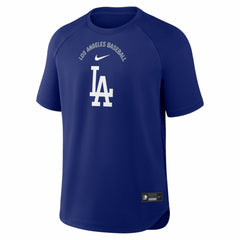 Los Angeles Dodgers Nike Authentic Collection Batting Practice Pre-Game Raglan Dri-FIT Top - MLB Tops
