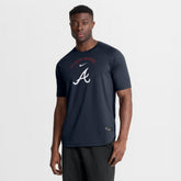 Atlanta Braves Nike Authentic Collection Batting Practice Pre-Game Raglan Dri-FIT Top - MLB Tops