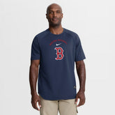 Boston Red Sox Nike Authentic Collection Batting Practice Pre-Game Raglan Dri-FIT Top - MLB Tops