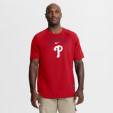 Philadelphia Phillies Nike Authentic Collection Batting Practice Pre-Game Raglan Dri-FIT Top - MLB Tops