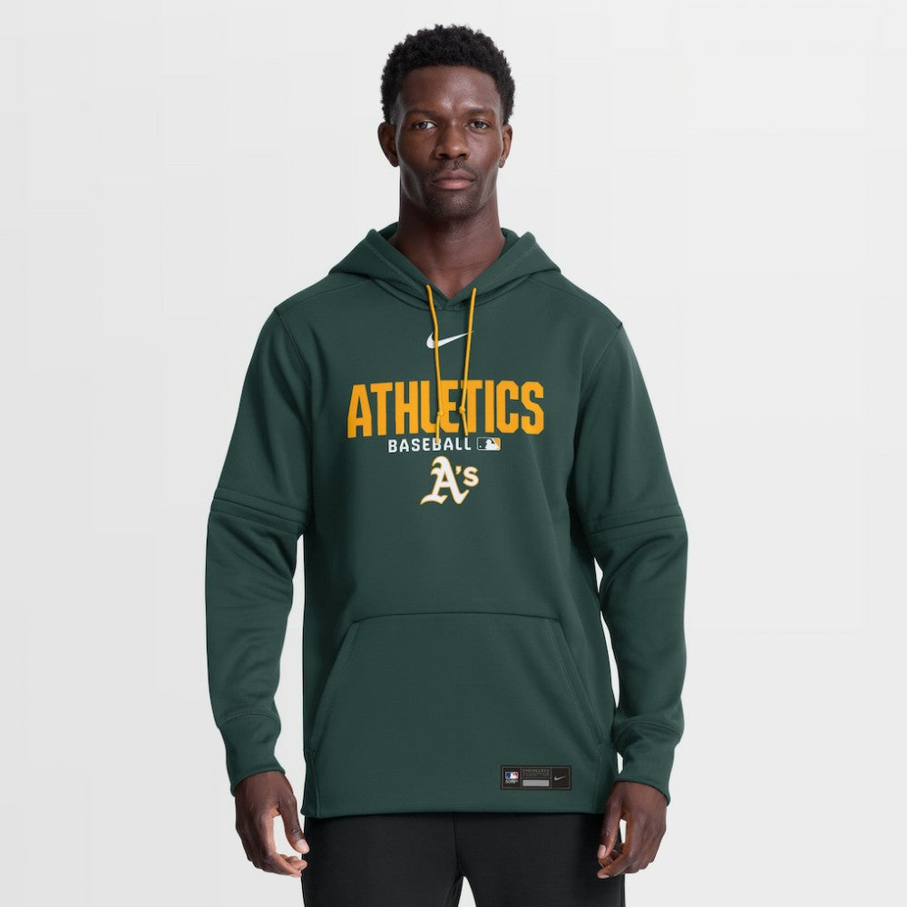 Athletics Nike Authentic Collection Therma-FIT Hoodie - MLB Hoodies