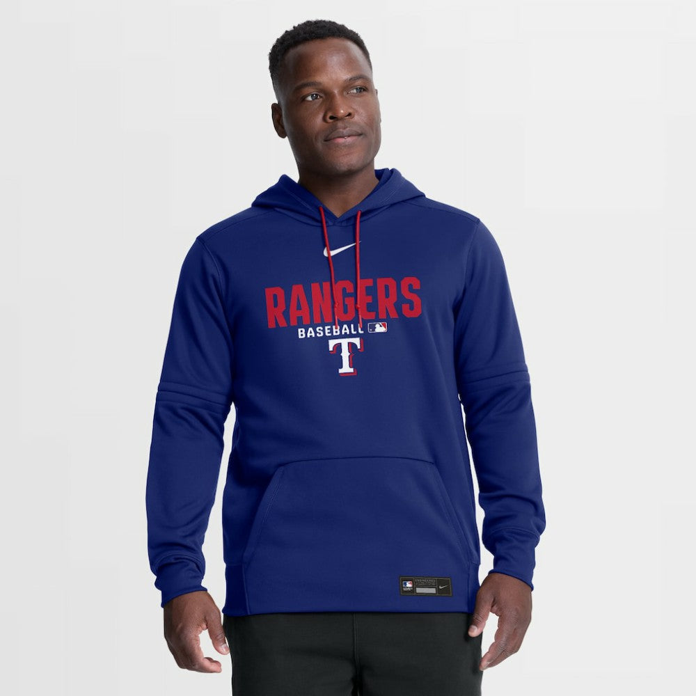 Texas Rangers Nike Authentic Collection Therma-FIT Hoodie - MLB Hoodies