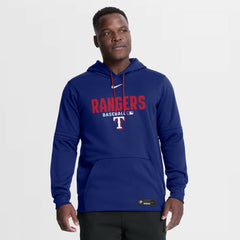 Texas Rangers Nike Authentic Collection Therma-FIT Hoodie - MLB Hoodies