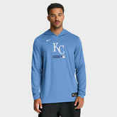 Kansas City Royals Nike Authentic Collection Dri-FIT Long Sleeve Hooded T-Shirt - MLB T-shirts