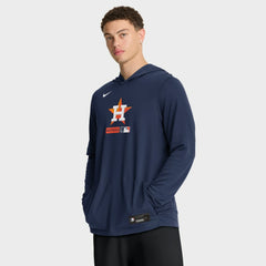 Houston Astros Nike Authentic Collection Dri-FIT Long Sleeve Hooded T-Shirt - MLB T-shirts