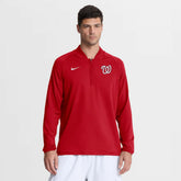 Washington Nationals Nike Authentic Collection Dri-FIT Raglan Half-Zip Pullover - MLB Pullover
