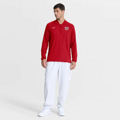 Washington Nationals Nike Authentic Collection Dri-FIT Raglan Half-Zip Pullover - MLB Pullover