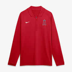 Los Angeles Angels Nike Authentic Collection Dri-FIT Raglan Half-Zip Pullover - MLB Pullover