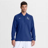 Kansas City Royals Nike Authentic Collection Dri-FIT Raglan Half-Zip Pullover - MLB Pullover
