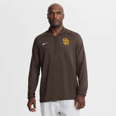 San Diego Padres Nike Authentic Collection Dri-FIT Raglan Half-Zip Pullover - MLB Pullover